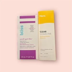 Bliss Youth Got This Serum and Hero Clear Collective Moisturizer Set